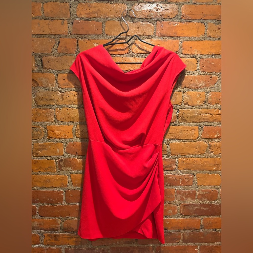 Zara Vibrant Red Cocktail Dress